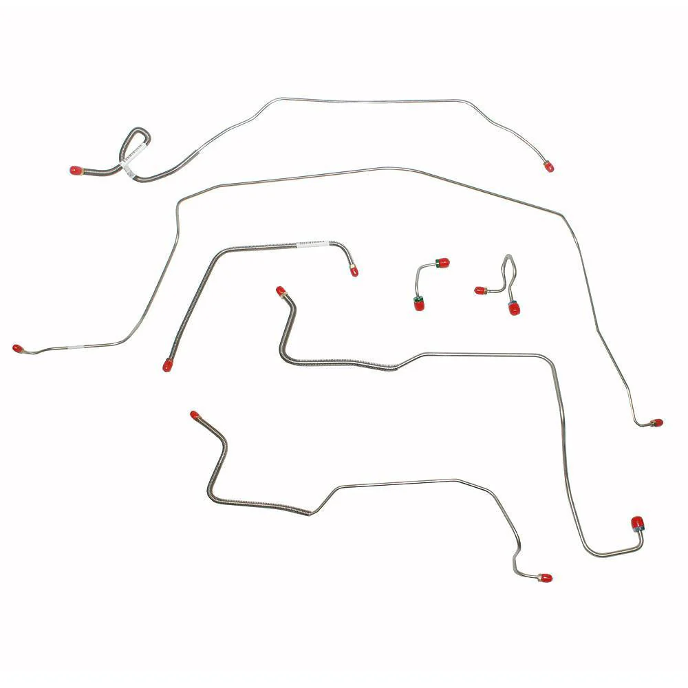 TKT7101- 71-72 Chevy C10/GMC C1500, 2wd, Standard Brakes, 7pc Front Brake Line Set - Image 2