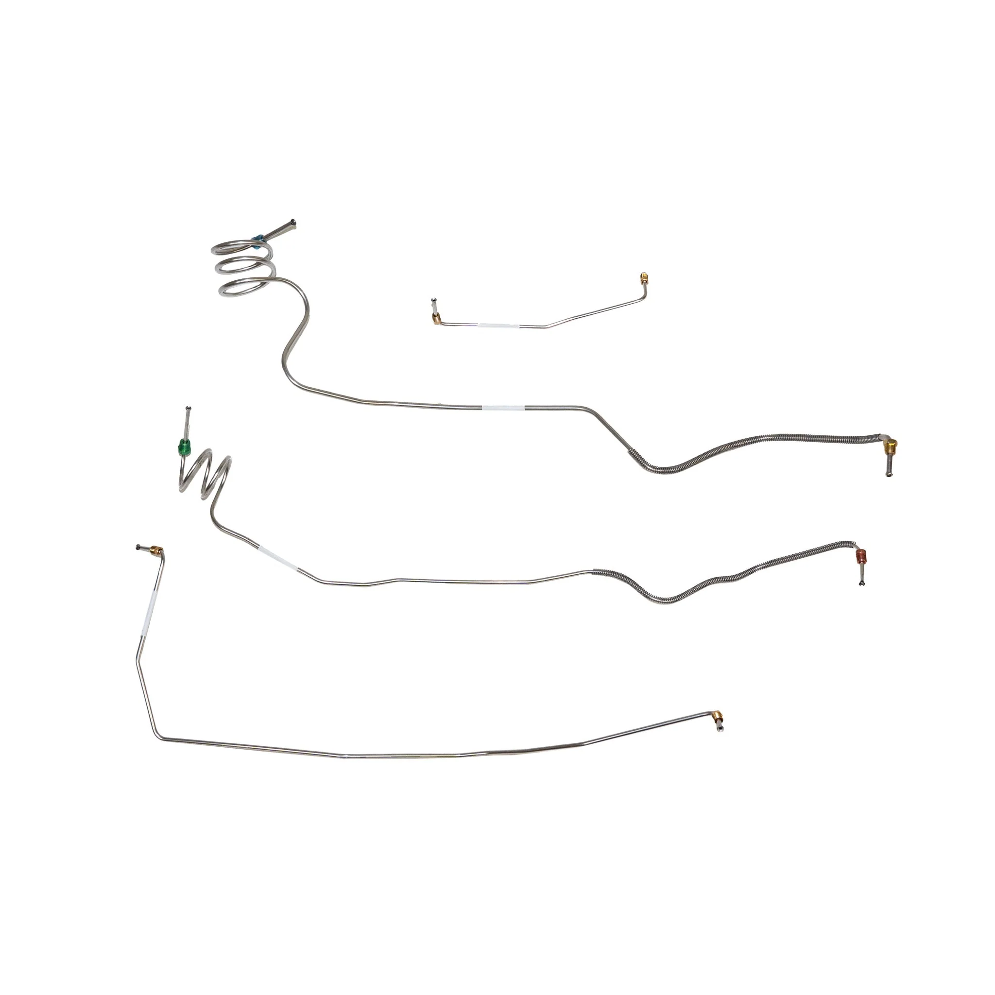 TKT7301- 73-80 Chevy K10 & GMC K1500, Power Brakes, 4pc Front Brake Line Set - Image 2