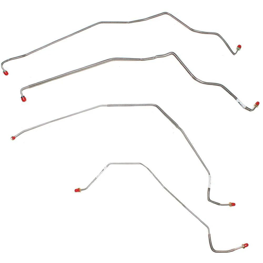 TKT8101- 81-88 K3500, 89-91 V3500, No Ainti-Lock Brakes, Front Brake Line Set - Image 2