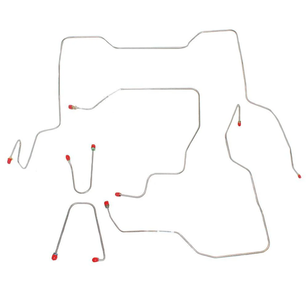 TKT9531- 95-00 GM 2500/3500 4x4 Front Brake Line Kit - Image 2