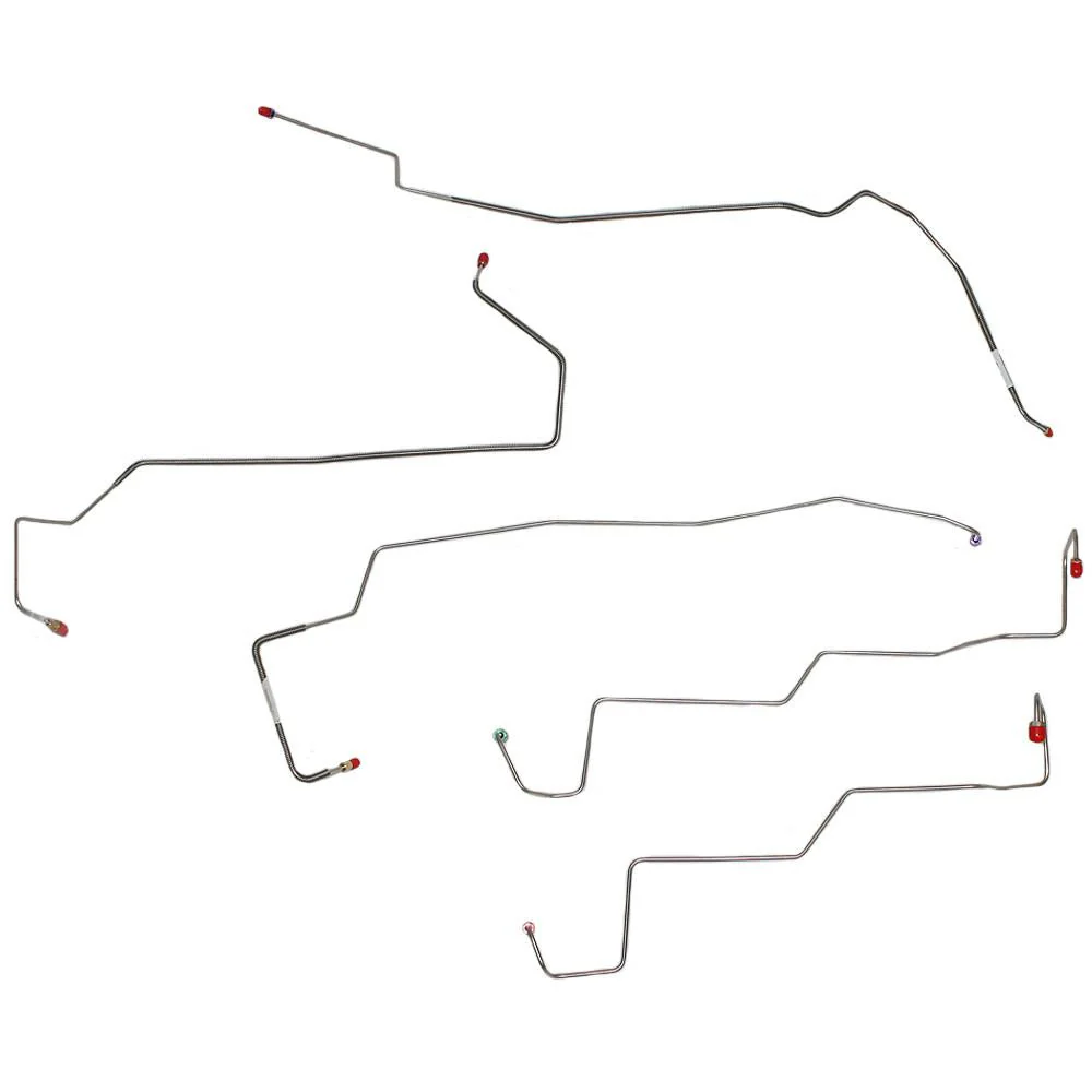 TKT9942- 99-01 F-250/F-350/F450/F550 Super Duty, 00-01 Excursion, AWABS, Gasoline Engine, Front Brake Line Kit - Image 2