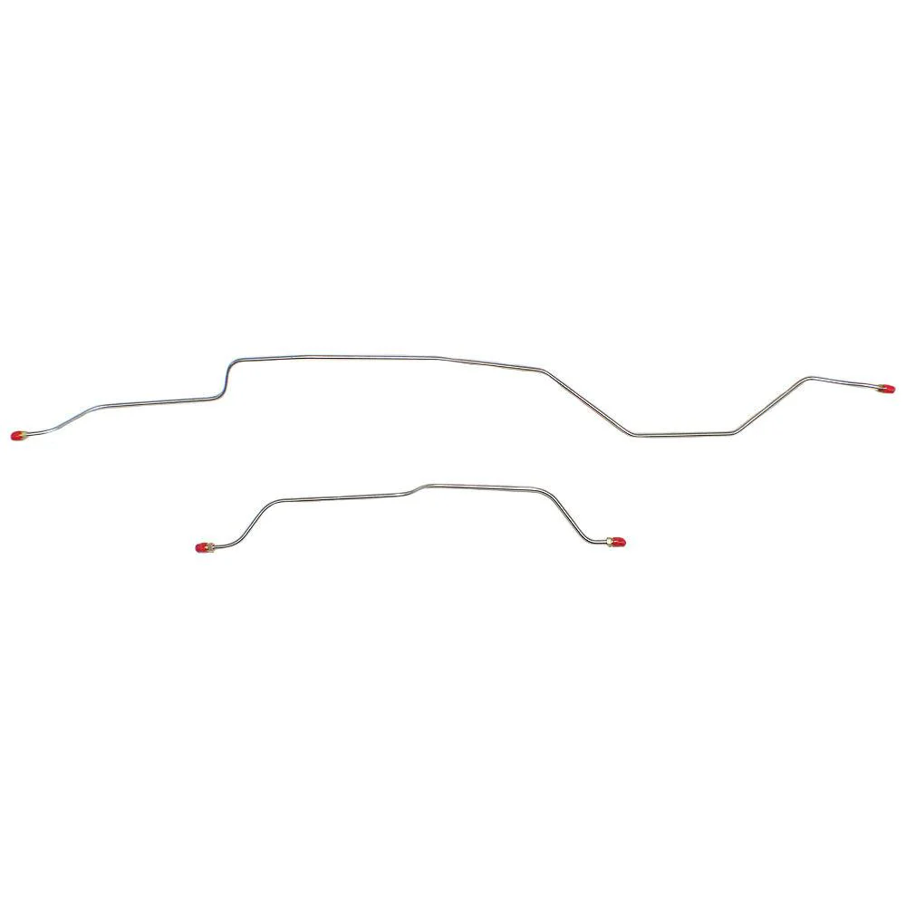 TRA6401- 63-66 Chevy C10/GMC C1500 1/2 Ton Truck; Rear Axle Brake Lines - Image 2