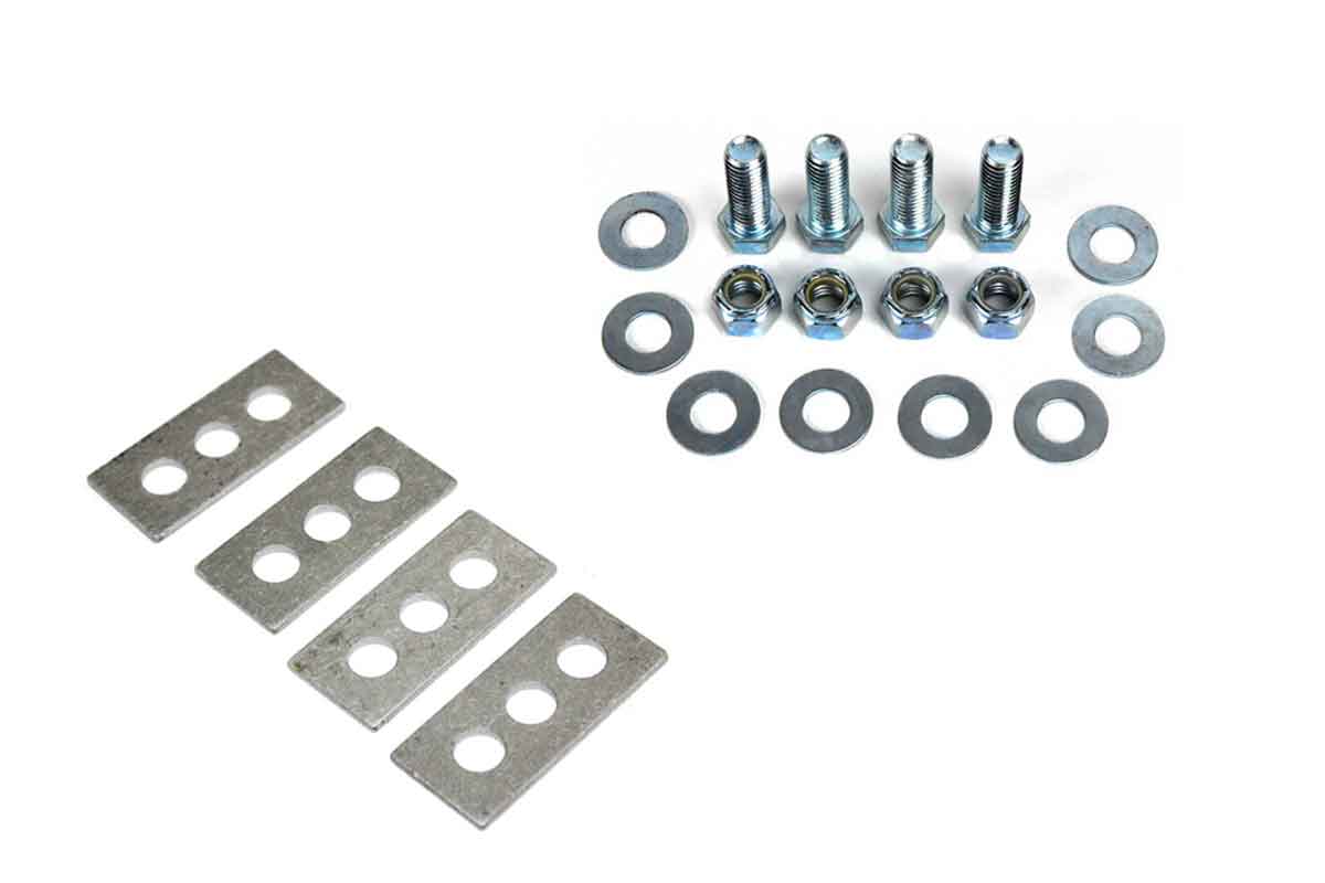 Transmission Crossmember Hardware Kit with Shims