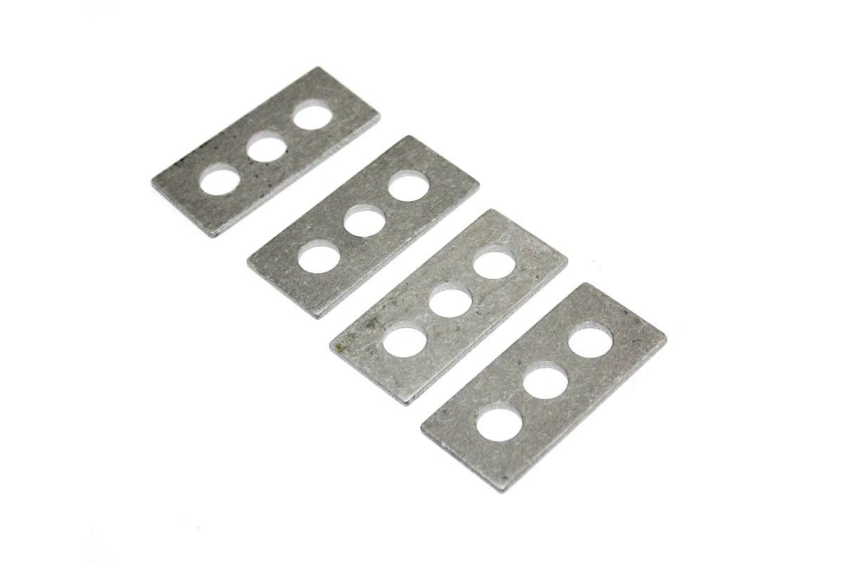 Transmission Mount, Pinion Angle Shims for Most GM Rwd Applications. Set of 4.