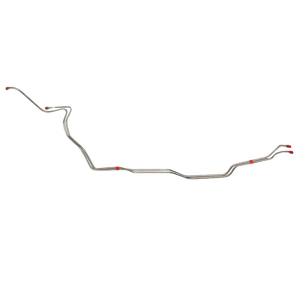 TTC7501SS- 73-75' Chevy C10/20, GMC C1500/2500, 2wd, 307/350CID, Turbo-Hydramatic 400 Transmission Cooler Line Set; Stainless