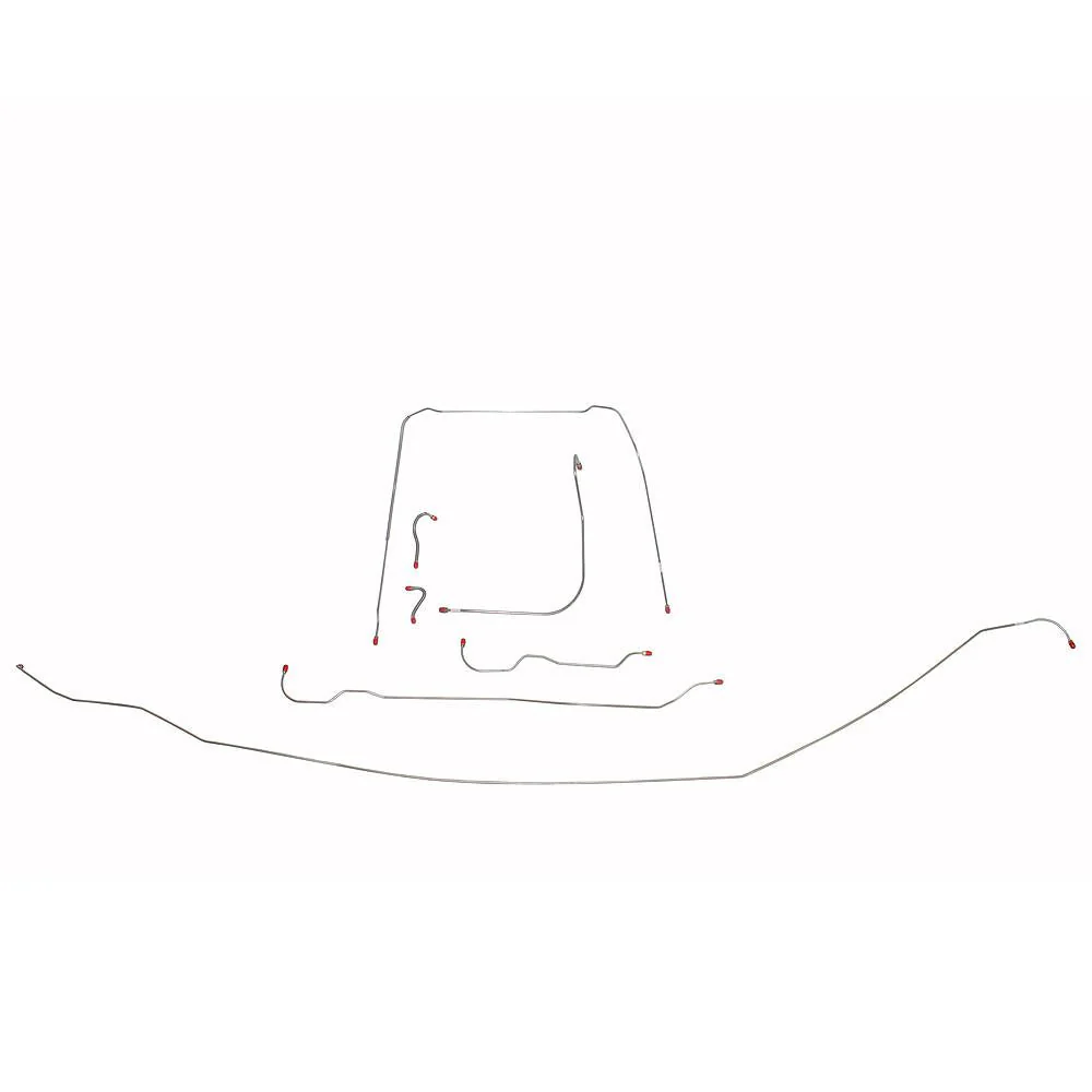 VCK5501- 55 Corvette; Complete Brake Line Kit