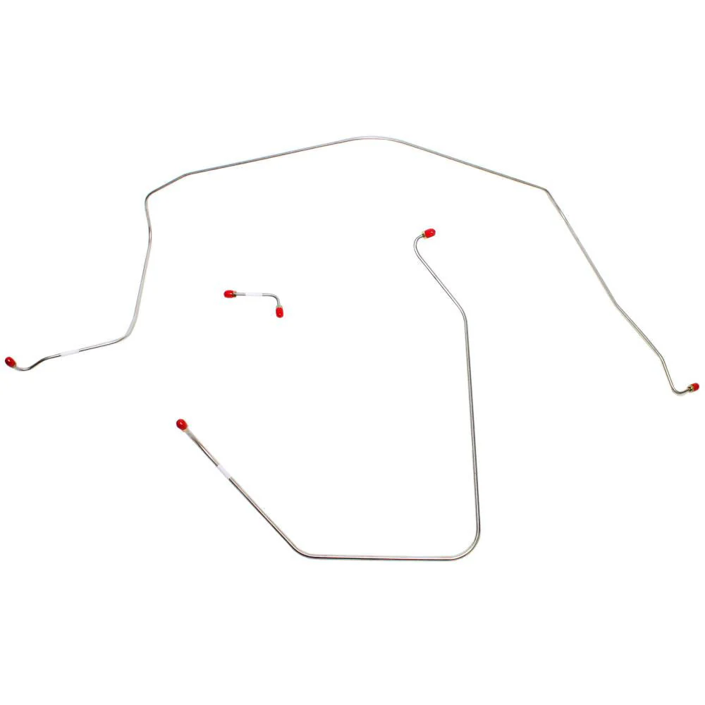 VKT6302- 63-64 Chevy Corvette, Power Brakes, Front 3pc Brake Line Set