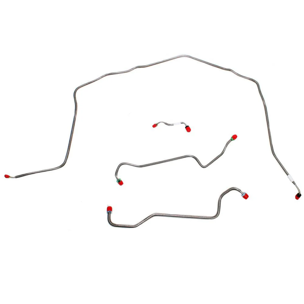 VKT7001- 70-73 Chevy Corvette, Standard Brakes, Front 4pc Brake Line Set