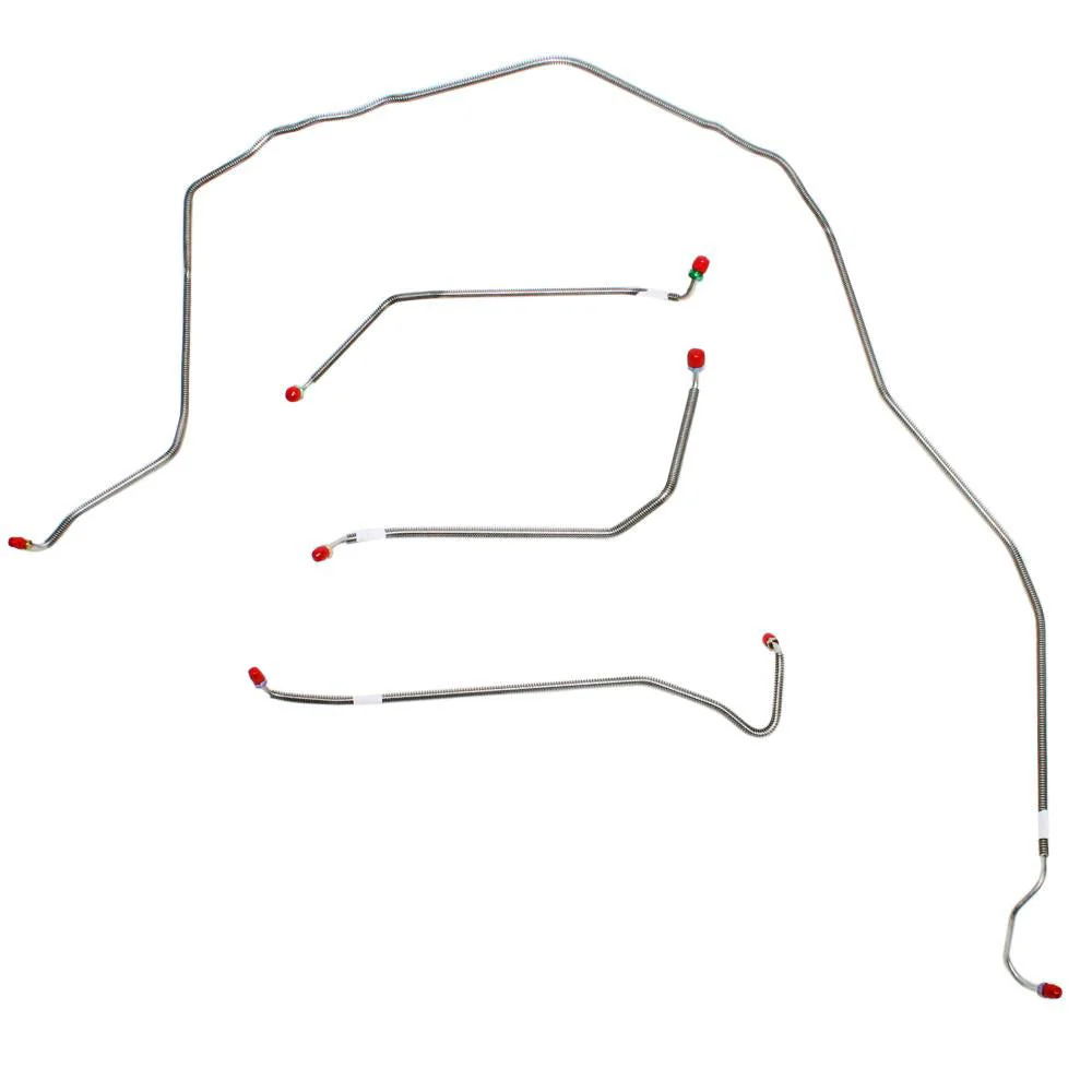 VKT7401- 74-82 Chevy Corvette, Standard Brakes, Front 4pc Brake Line Set