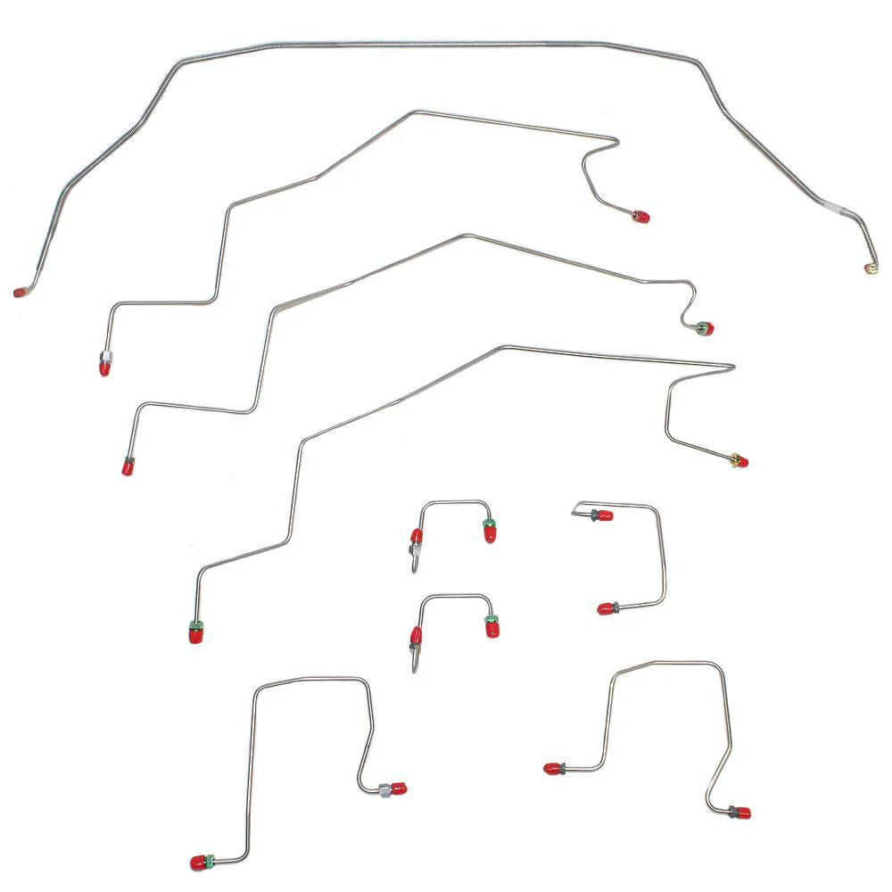 WKT9806- 98-01 Ram 2500, 3500 2wd, AWABS, Front Brake Line Kit - Image 2