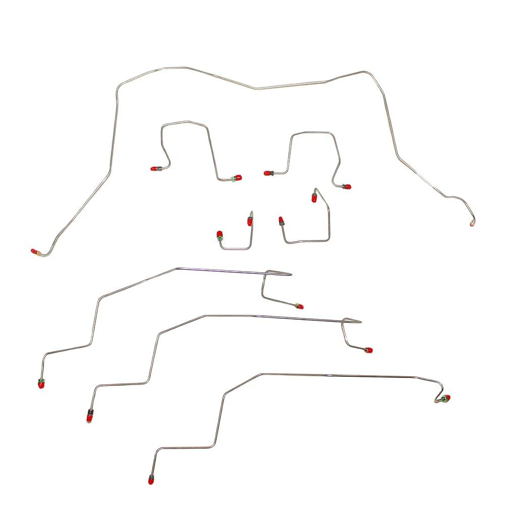 WKT9808- 98-02 Ram 2500, 3500 4wd, AWABS, Front Brake Line Kit - Image 2