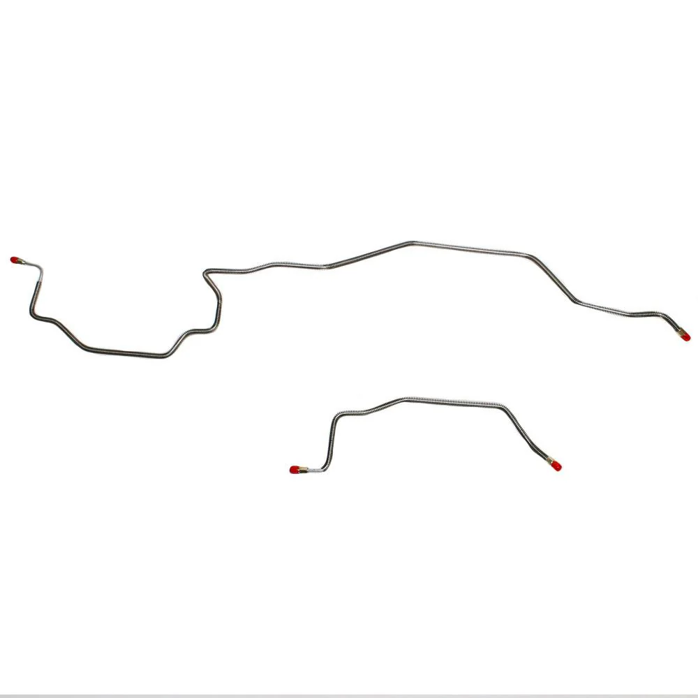 WRA0001- 98-01 Dodge Ram 3500 Dually (Dana 80, Rear Drum Brakes) Rear Axle Brake Line Kit - Image 2