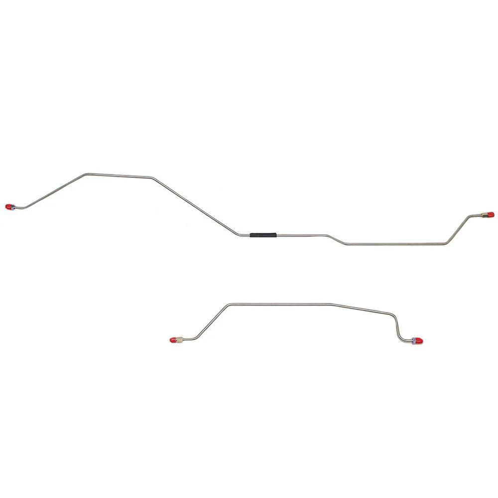 WRA0357- 97-06 Jeep Wrangler, Dana 44, Rear Drum, Rear Axle Brake Line - Image 2