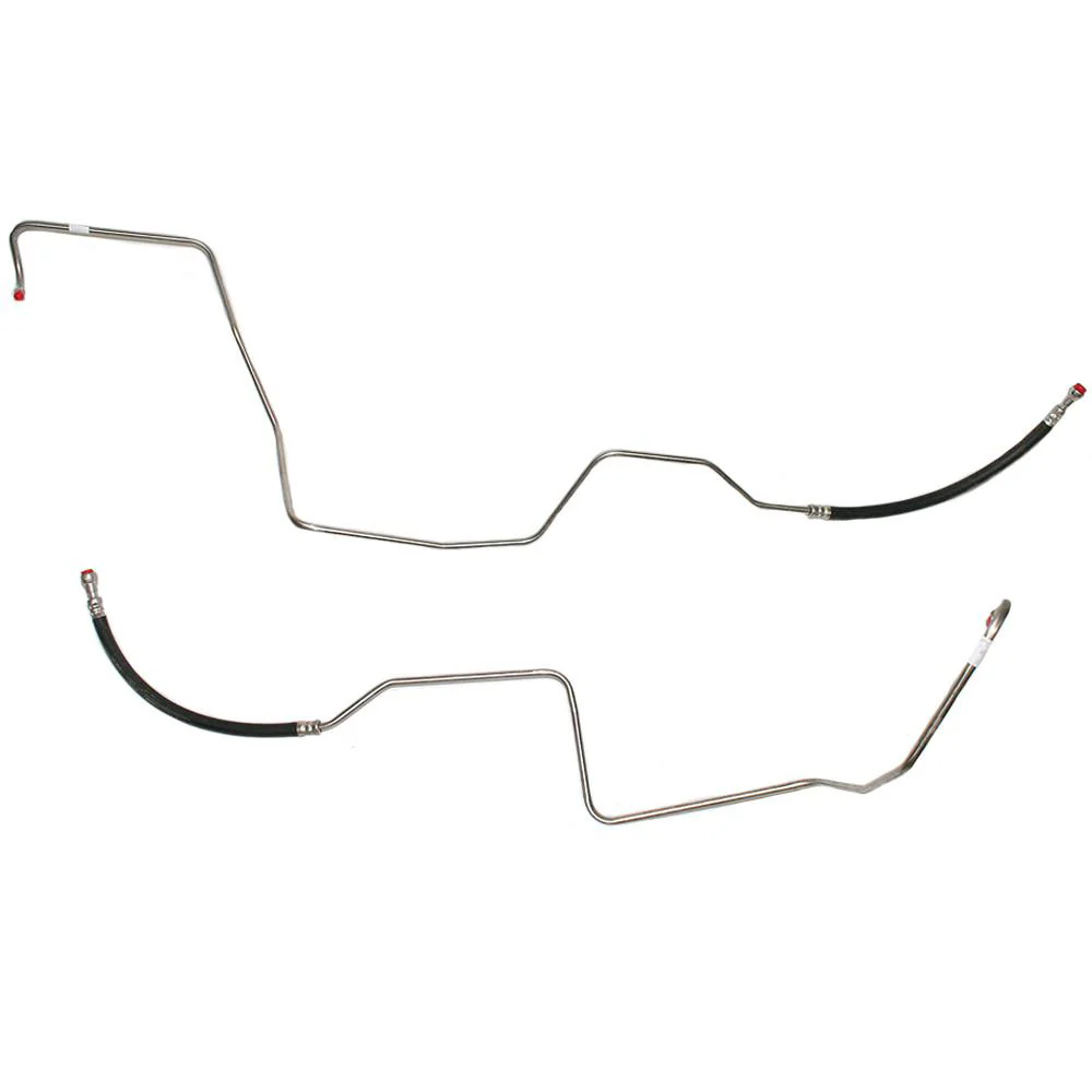 WTC9531SS- 93-95 Grand Cherokee, V8, Transmission Cooler Lines, Stainless