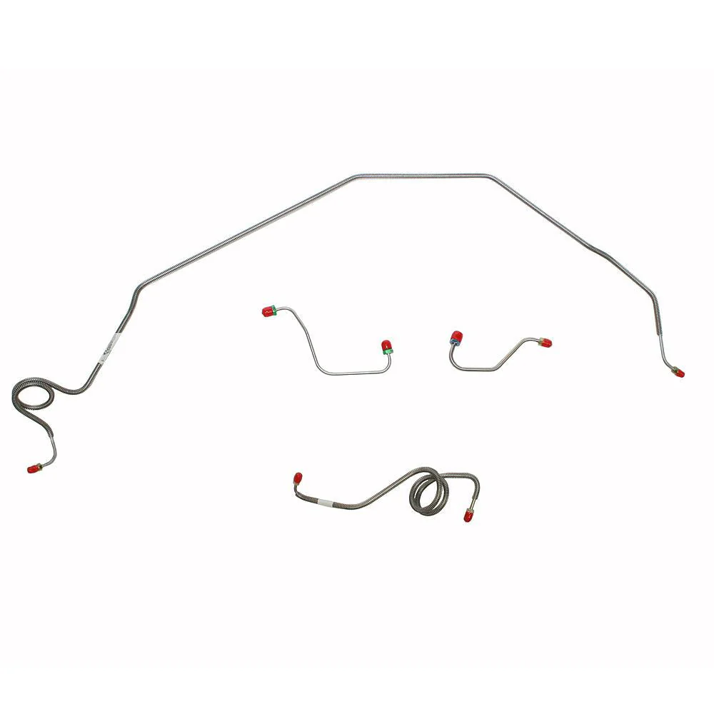 XKT7101- 71-73 Chevy Nova, Power Disc Brakes, 4pc Front Line Brake Set