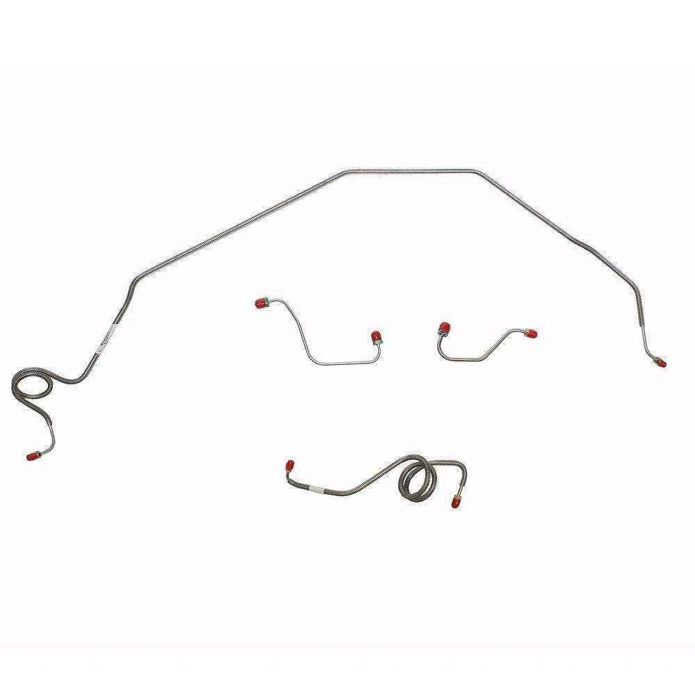 XKT7101- 71-73 Chevy Nova, Power Disc Brakes, 4pc Front Line Brake Set - Image 2