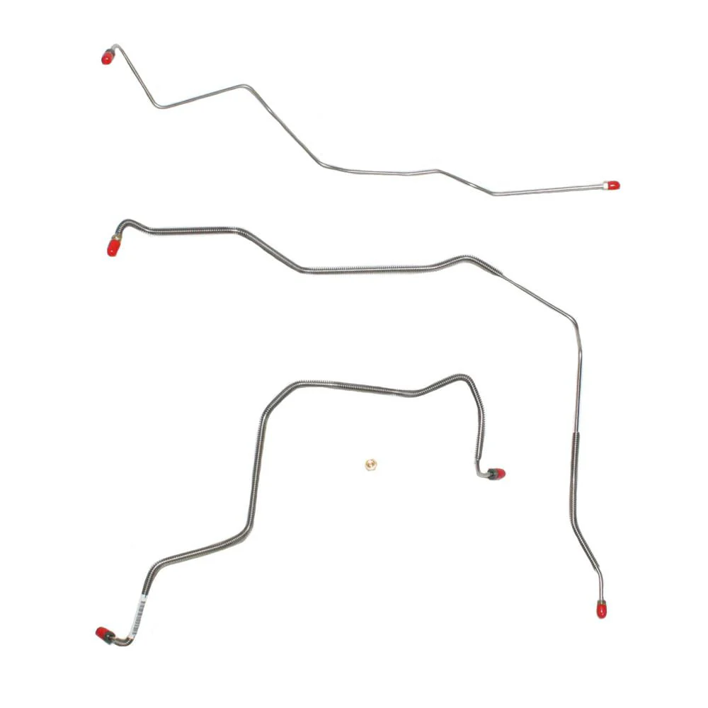 XKT9601- 96-99 Chevy Cavalier, w/o Traction Control, 1pc ABS/M/C, Front Brake Line Kit - Image 2