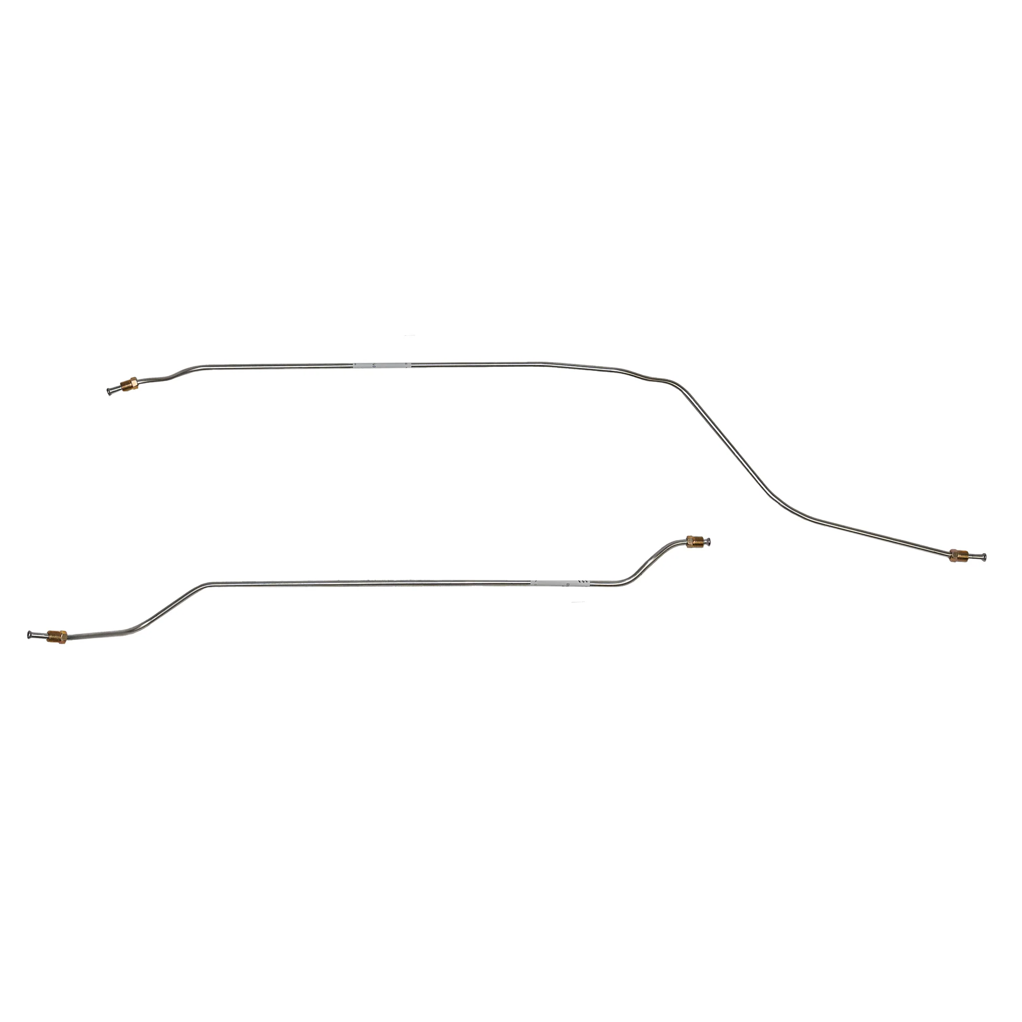 XRA6602- 66-67 Chevy Chevy II/Nova; 2pc Rear Axle Brake Line Set