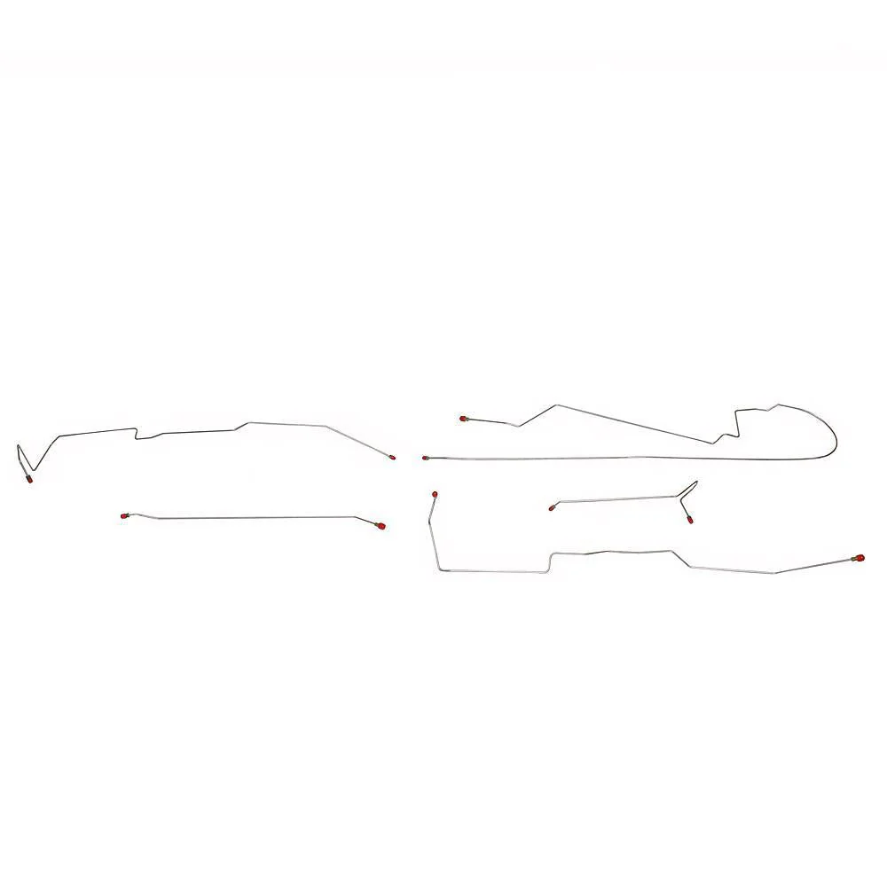 YIN9903- 99-04 Chrysler 300/LHS, AWABS w/ Traction Control, Complete Intermediate Brake Line Set