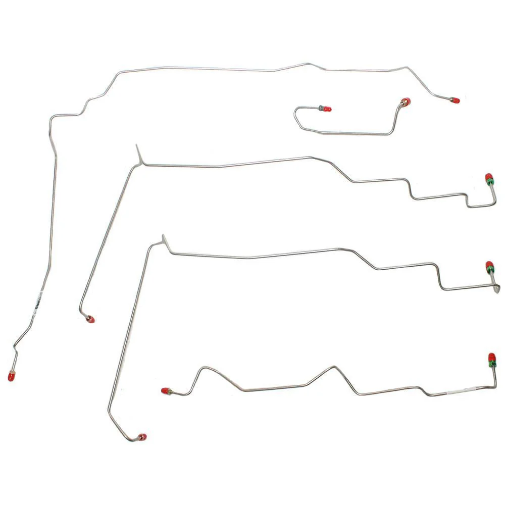 YKT0101- 01-06 Sebring Convertible, w/ AWABS, 4w Disc; Front Brake Line Kit