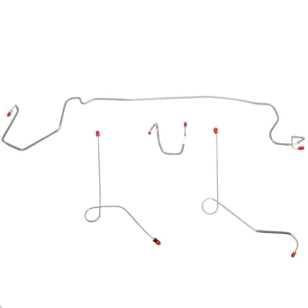 YKT7402- 74-75 Mopar A-Body Power Disc/Drum Brakes, 4 Line Front Kit - Image 2