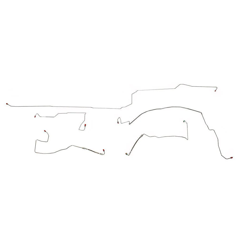YKT9901- 99-04 Chrysler 300 M/LHS, AWABS, w/ Traction Control, Front Brake Line Set - Image 2