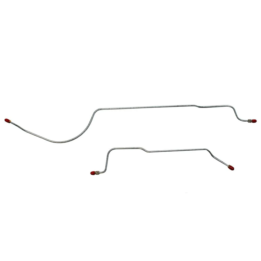 YRA6702- 67-69 Mopar A-Body, w/ 8 3/4 inch Axle; 2 Piece Rear Axle Brake Line Set - Image 2