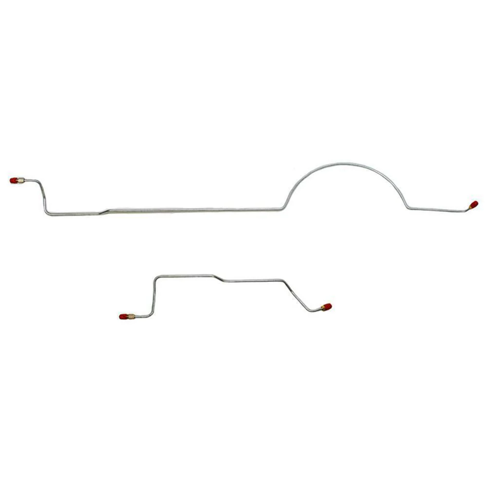 YRA7001- 70-71 Mopar A-Body; w/ 8 3/4 inch Axle; 2 Piece Rear Axle Brake Line Set - Image 2
