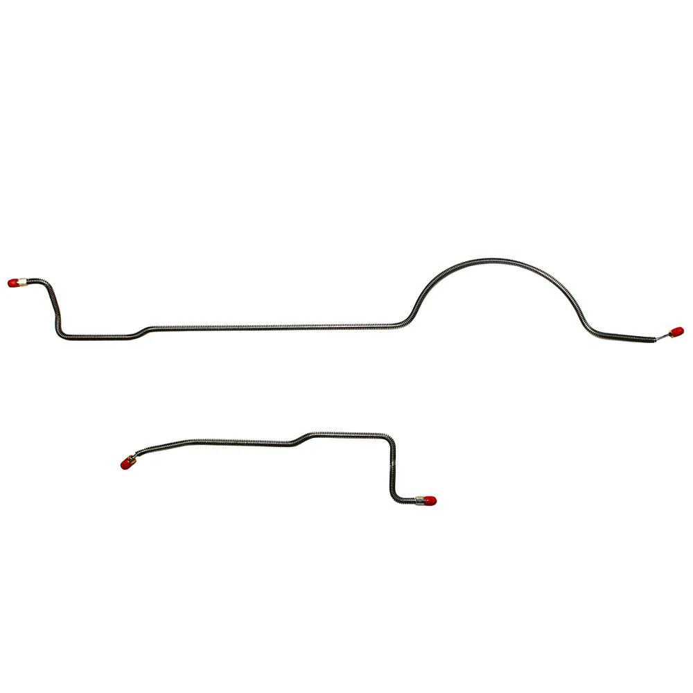 YRA7401- 74-75 Mopar A-Body; 2pc Rear Axle Brake Line Set