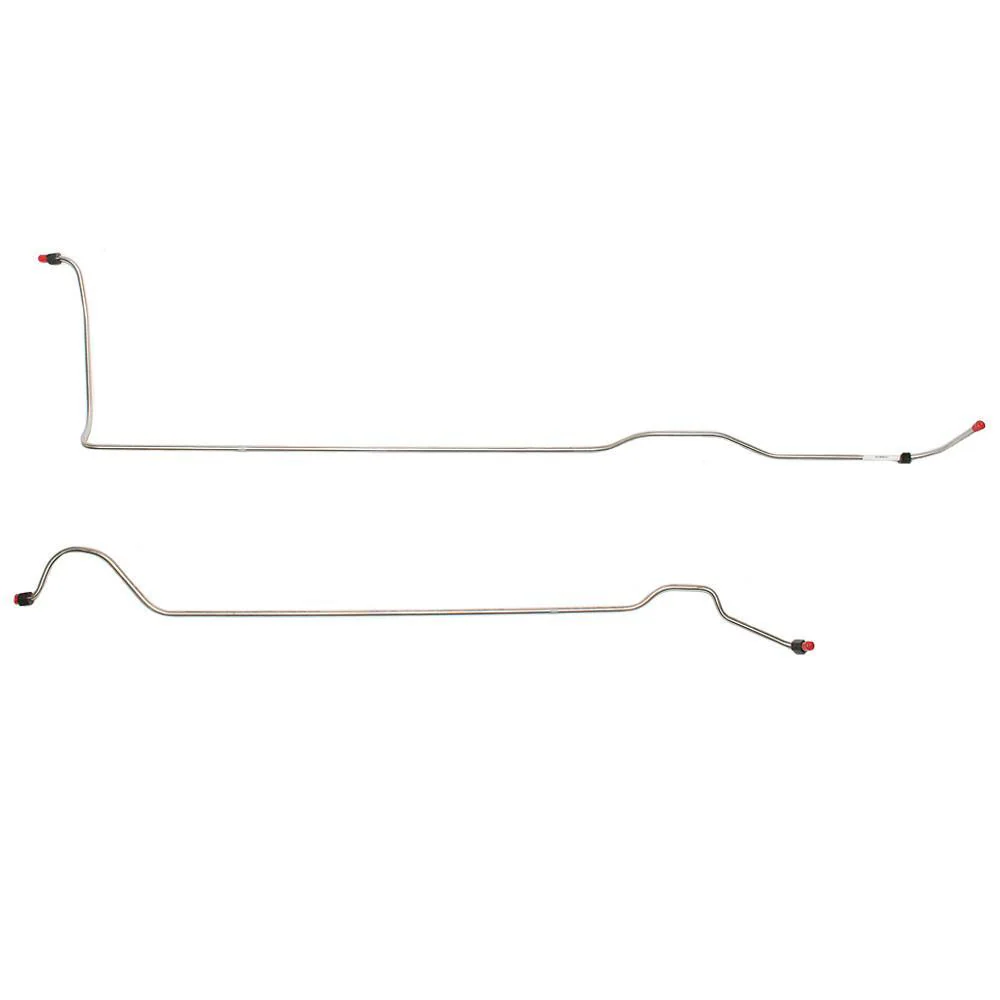 YTC6501SS- 64-66 Mopar A-Body, w/ V8 Trans Cooler Lines; Stainless