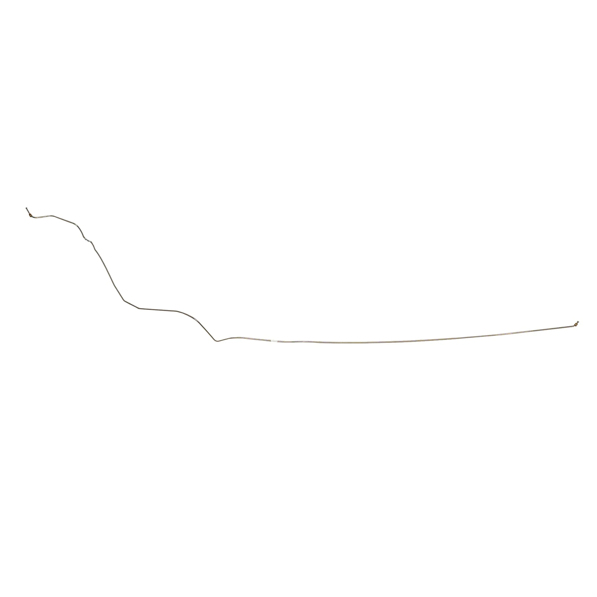 ZIN6401- 64-66 Ford Mustang, Drum Brakes, Factory Single Exhaust, Intermediate Brake Line - Image 2