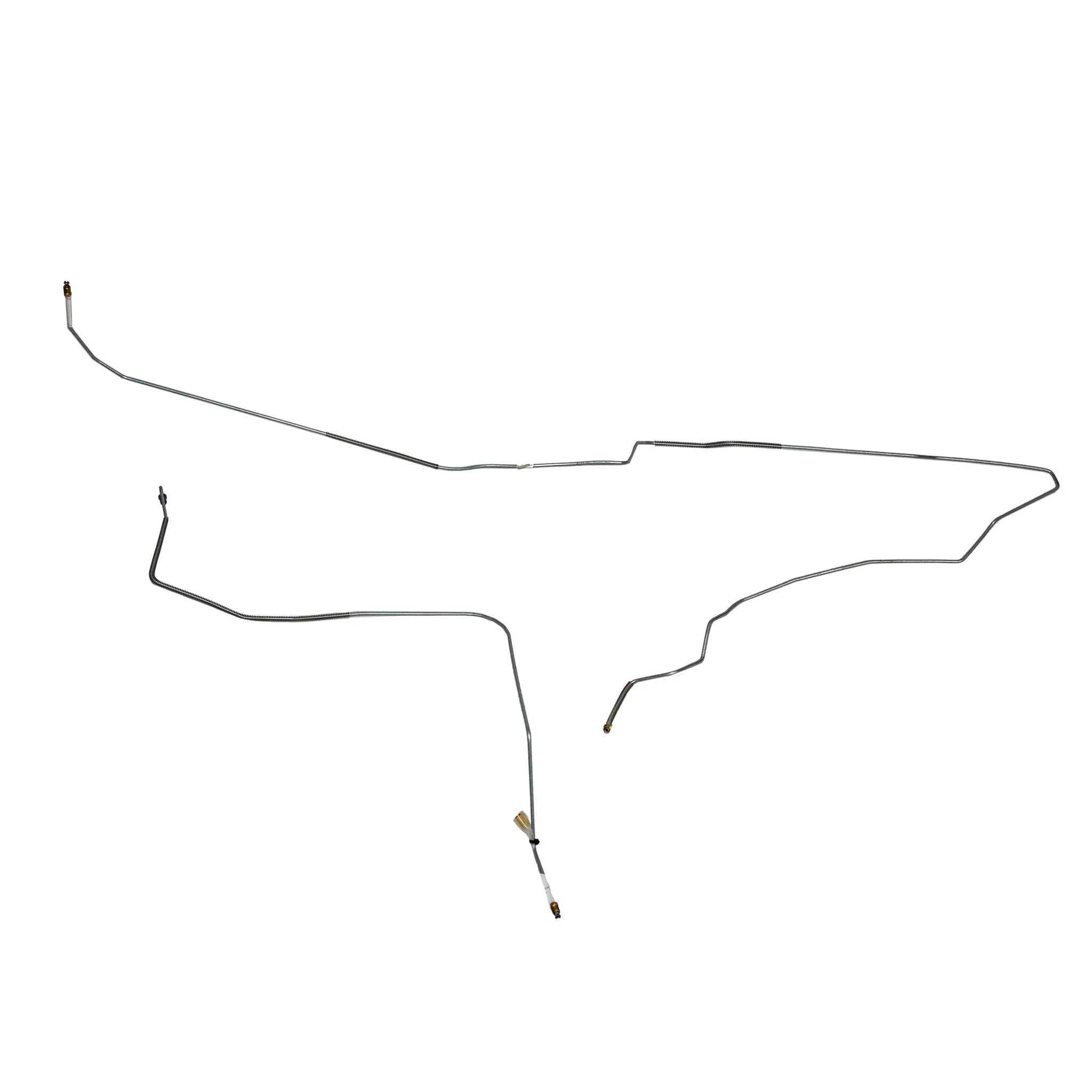 ZIN8301- 85-86 Ford Mustang V8 Intermediate Brake Line; w/ Sub-Frame Connectors