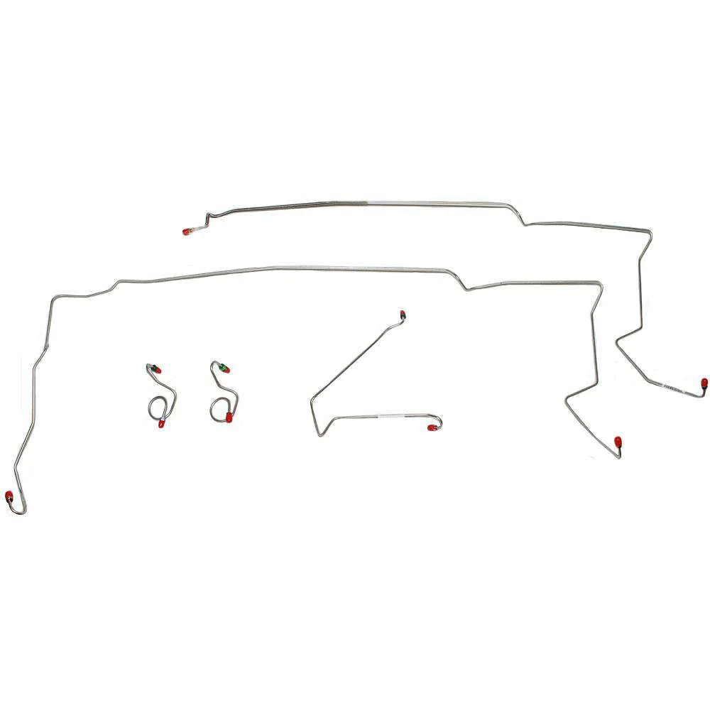 ZKT8301- 85-86 Ford Mustang, V8, Front Brake Line Kit - Image 2