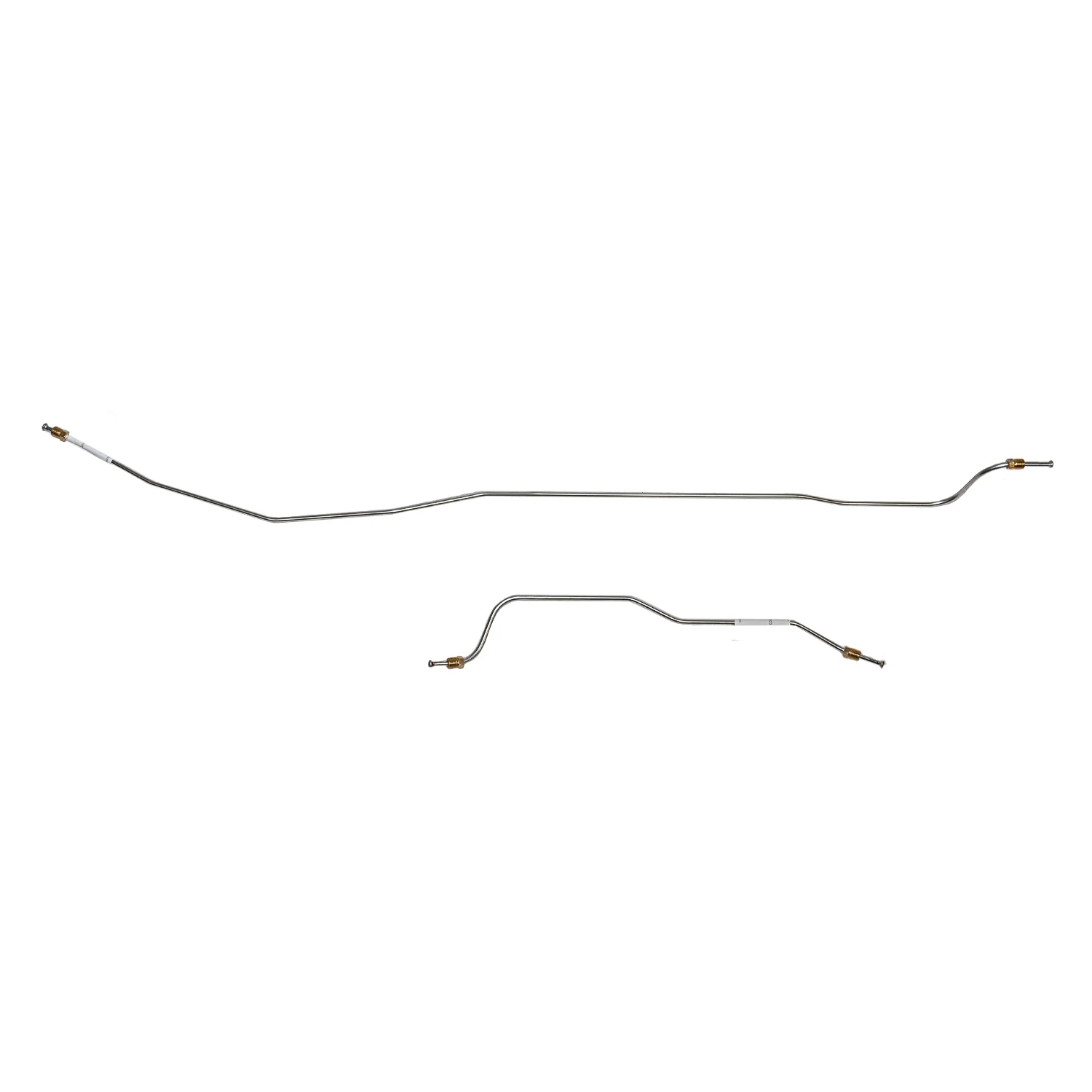 ZRA6401- 64-66 Ford Mustang, 6cyl. Rear Axle Brake Lines, 2pc Set - Image 2