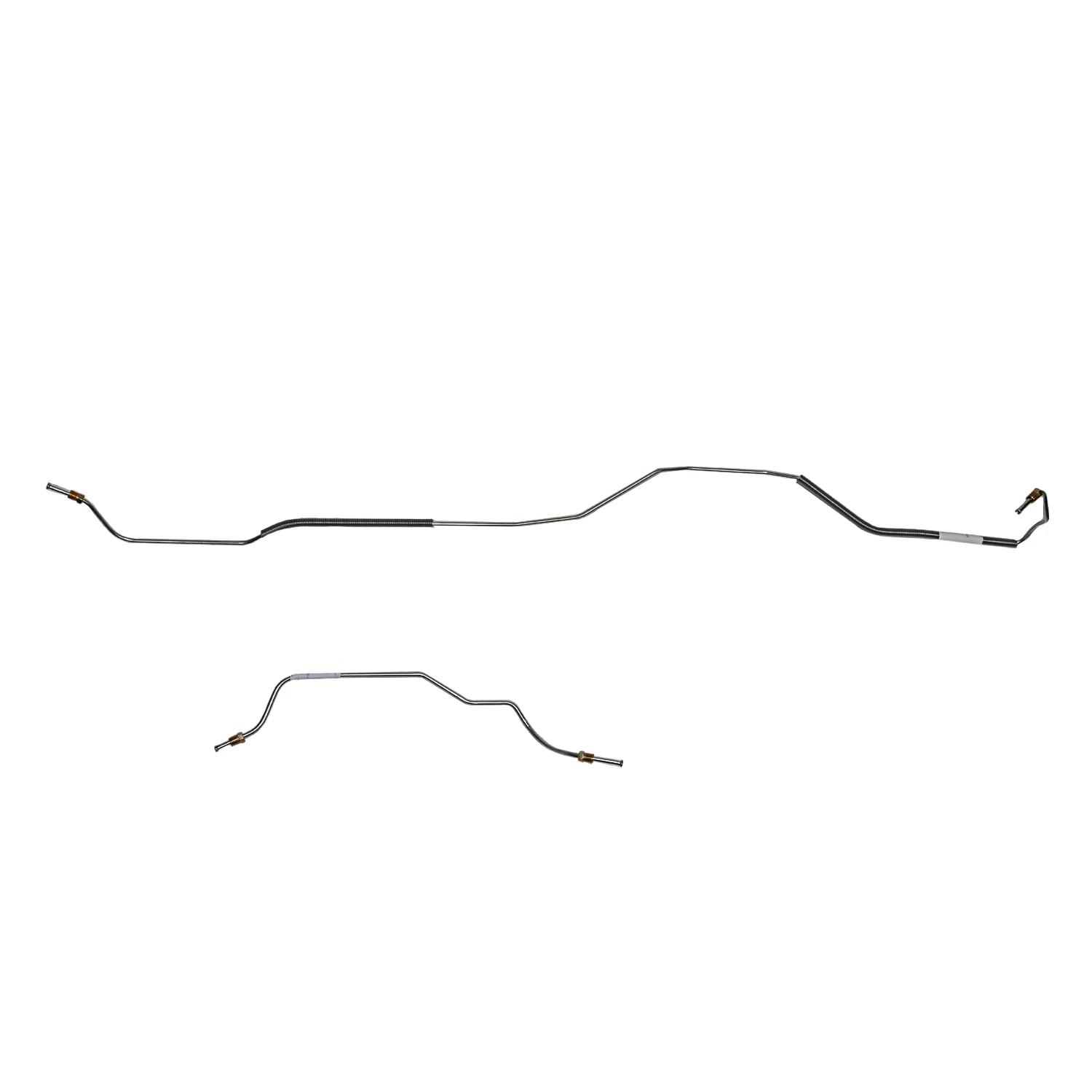 ZRA6702- 67-69 Ford Mustang, w/ 8 Rear Axle, Rear Brake Lines, 2pc Set - Image 2