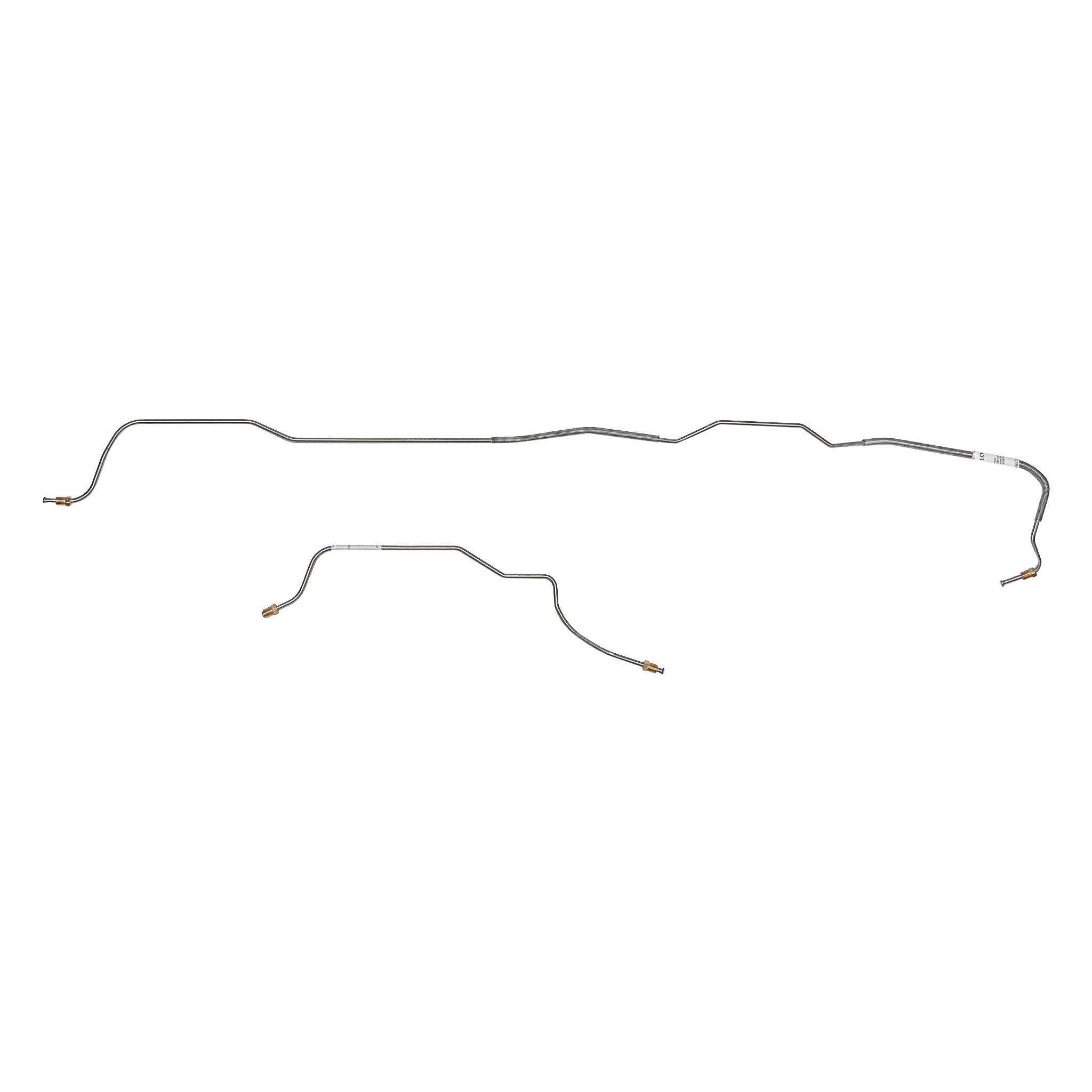 ZRA6703- 67 Ford Mustang, w/ 9 Rear Axle, Rear Brake Lines, 2pc Set - Image 2